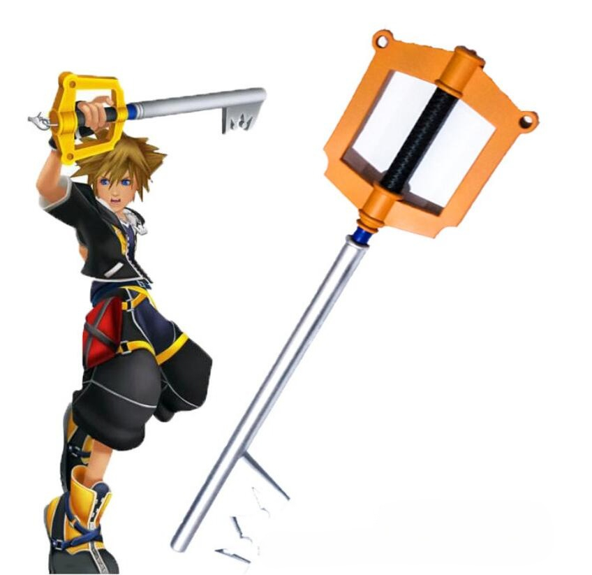 88cm Kingdom Hearts Gold Key:  - Keyblade Cosplay Prop ulasan dan harga