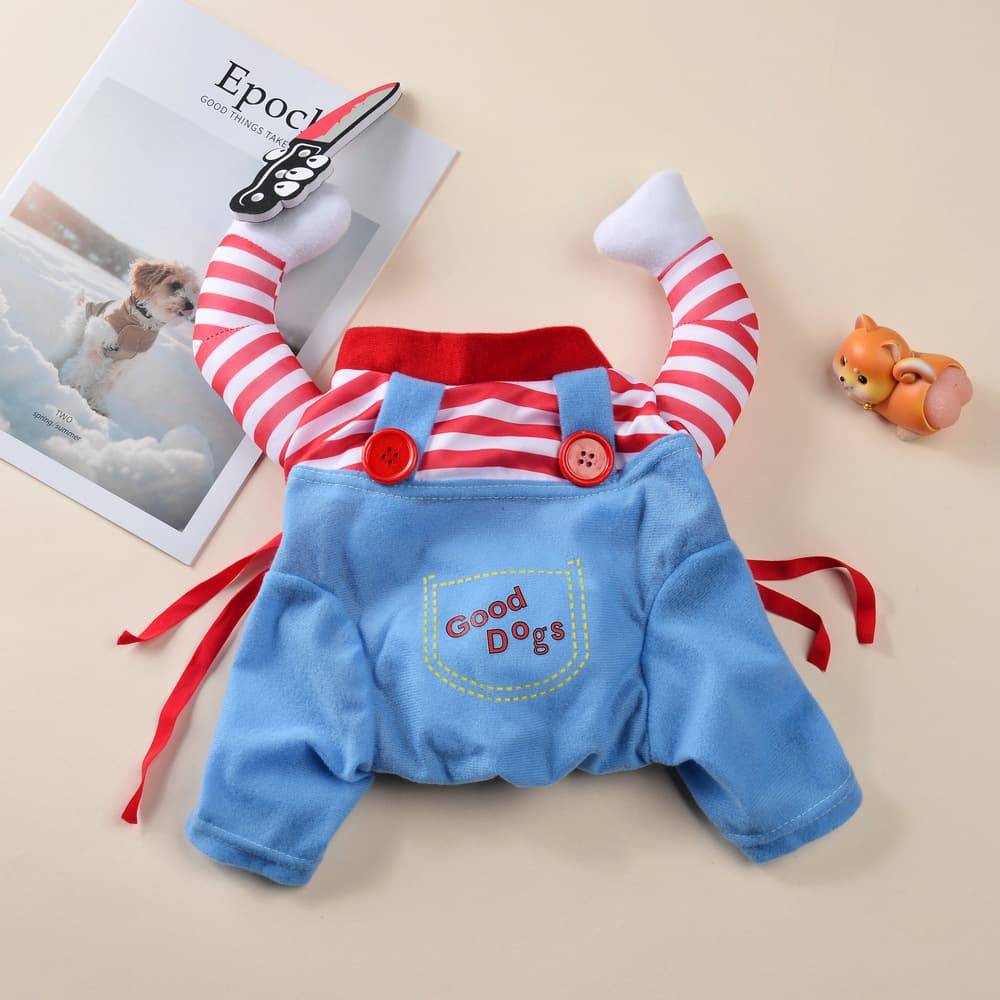Halloween Pet Dog Chucky Costu - Cosplay Prop Blueprints ulasan dan harga