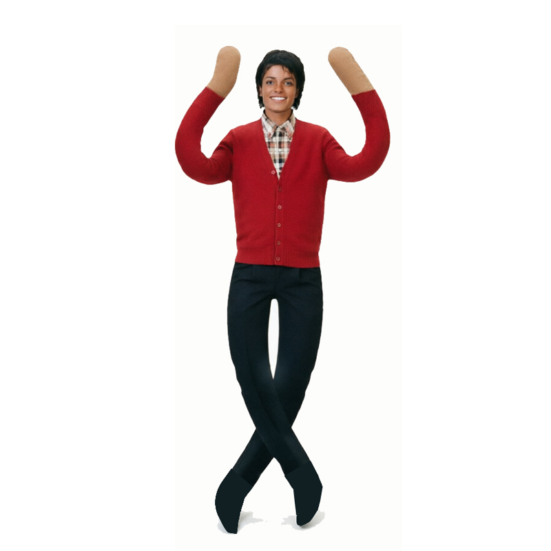 26CM Anime Michael Jackson Cos - Evoker Cosplay Prop ulasan dan harga