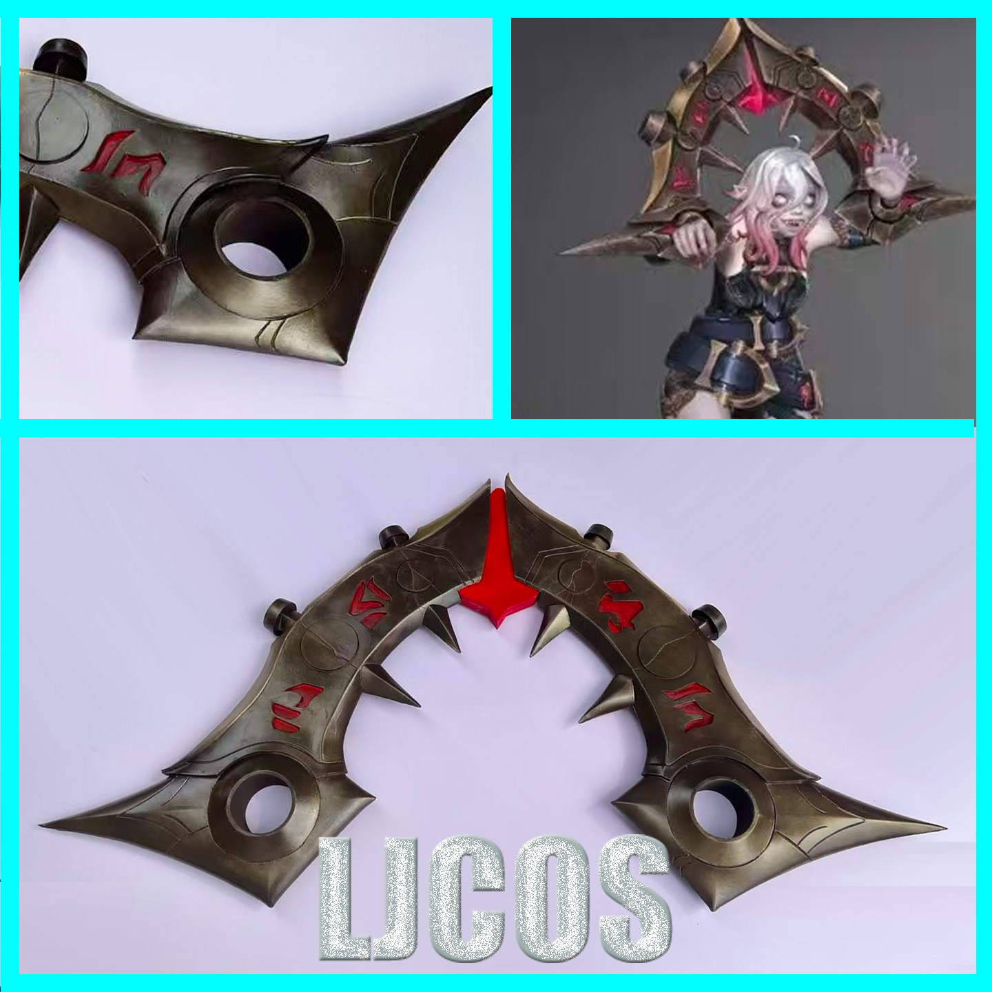 Briar Shackles LOL Cosplay Pro - Briar Cosplay Prop ulasan dan harga