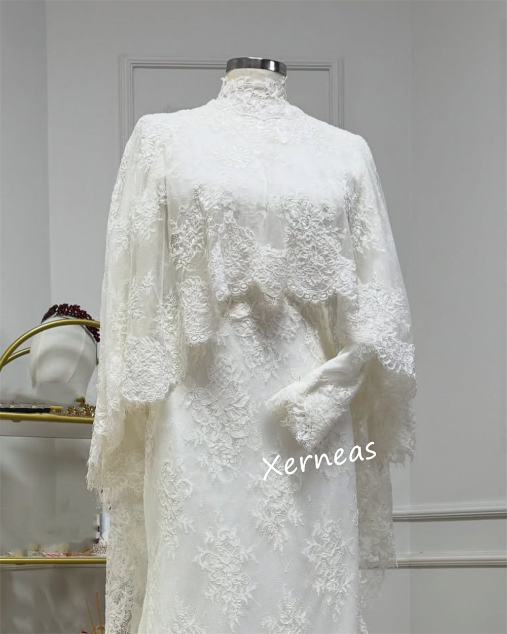 Customized Lace High Collar Tr - Briar Cosplay Prop ulasan dan harga