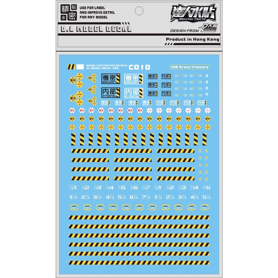 Master Decal C010 Fluorescent  - Bandai Gundam Hg ulasan dan harga