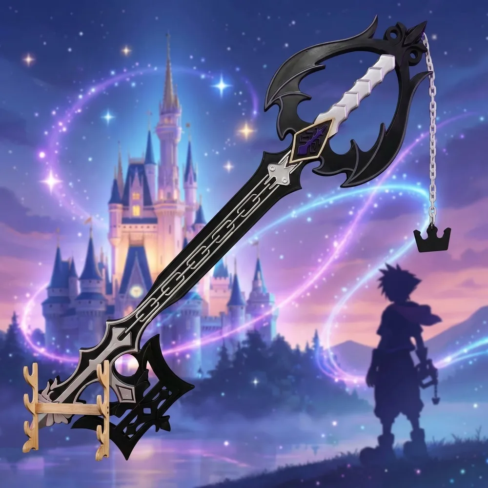 Kingdom Hearts 42in 108cm Blac - Keyblade Cosplay Prop ulasan dan harga