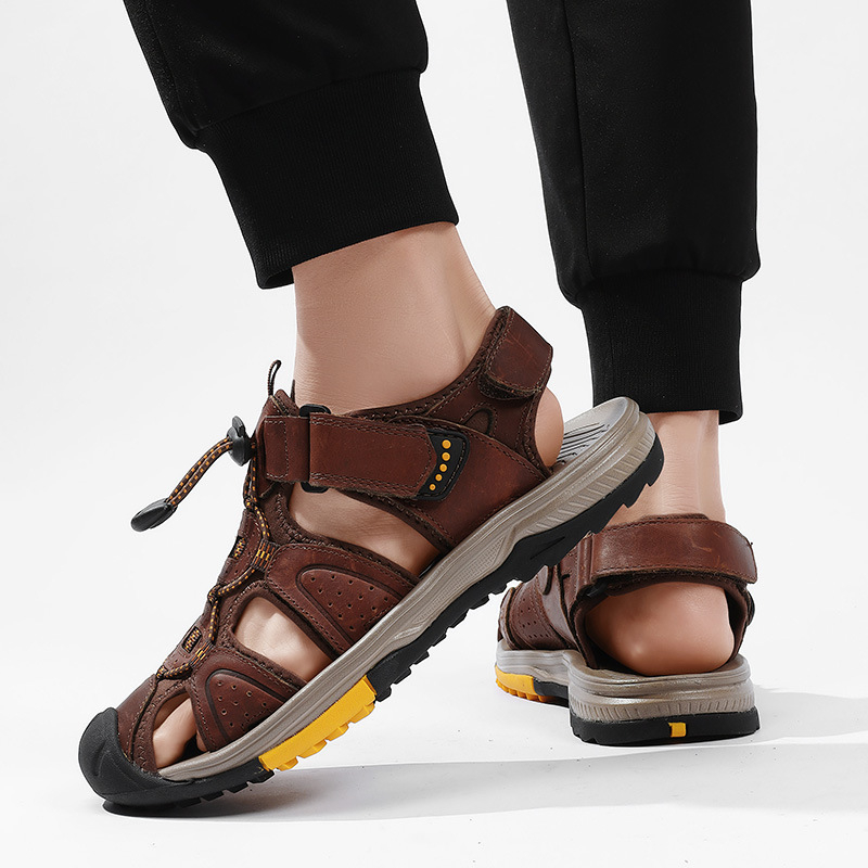 Large Size New Summer Men's To - Velcro Hook Loop ulasan dan harga