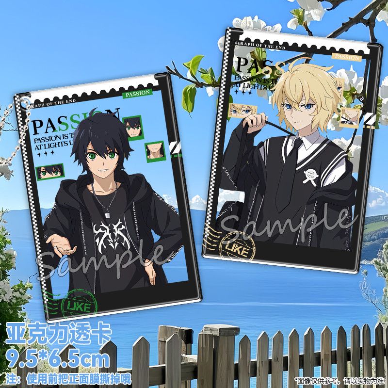 Anime Seraph of the End Hyakuy - Acrylic Cosplay Prop ulasan dan harga