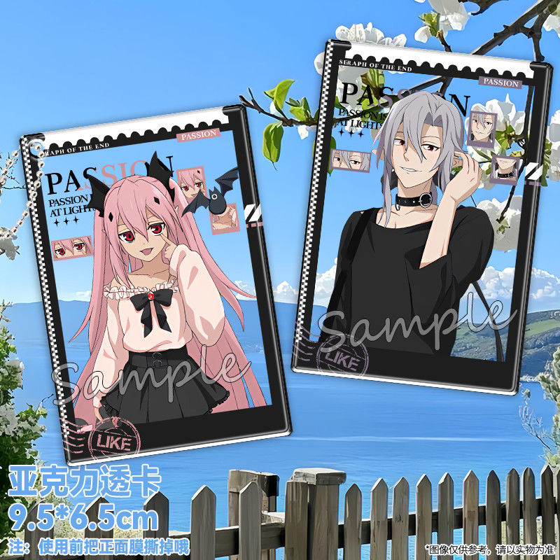 Anime Seraph of the End Hyakuy - Acrylic Cosplay Prop ulasan dan harga