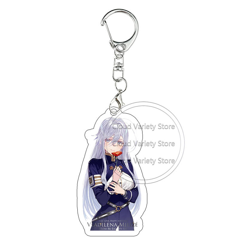 86 Eighty Six Acrylic Keychain - Acrylic Cosplay Prop ulasan dan harga