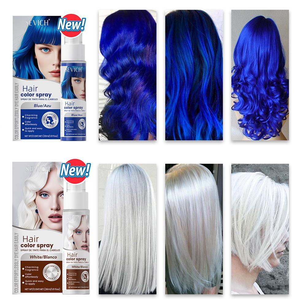 8 Colors Hair Color Spray Disp - Hair Spray Color ulasan dan harga