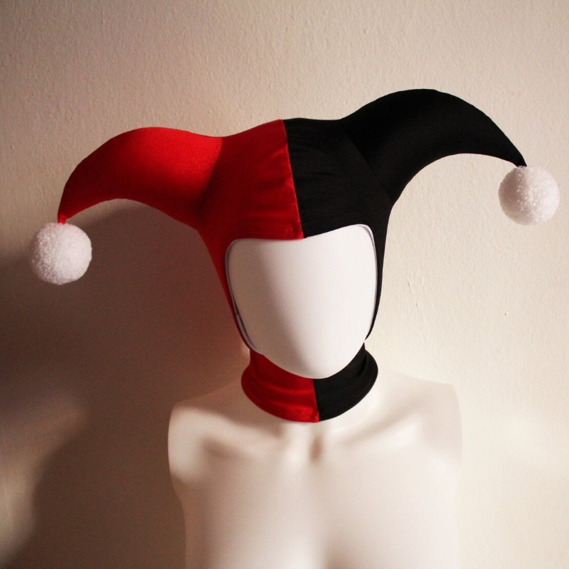 QQ Jester Cosplay Black/Red Ha - Briar Cosplay Prop ulasan dan harga