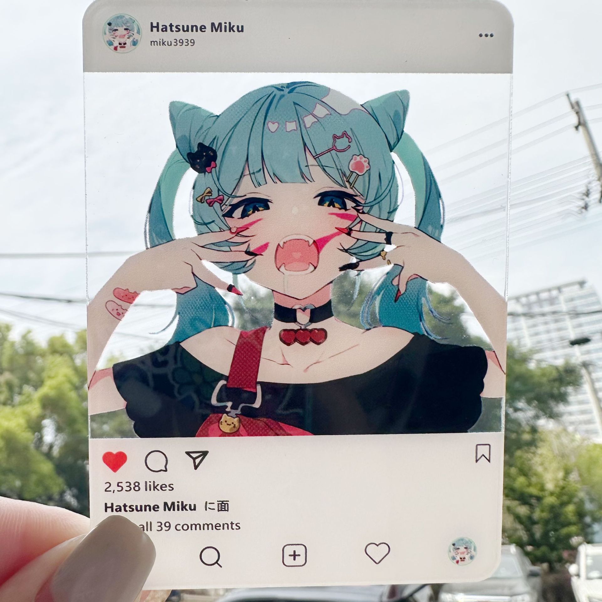 Hatsune Miku Cute 3 Inch DIY P - Acrylic Cosplay Prop ulasan dan harga
