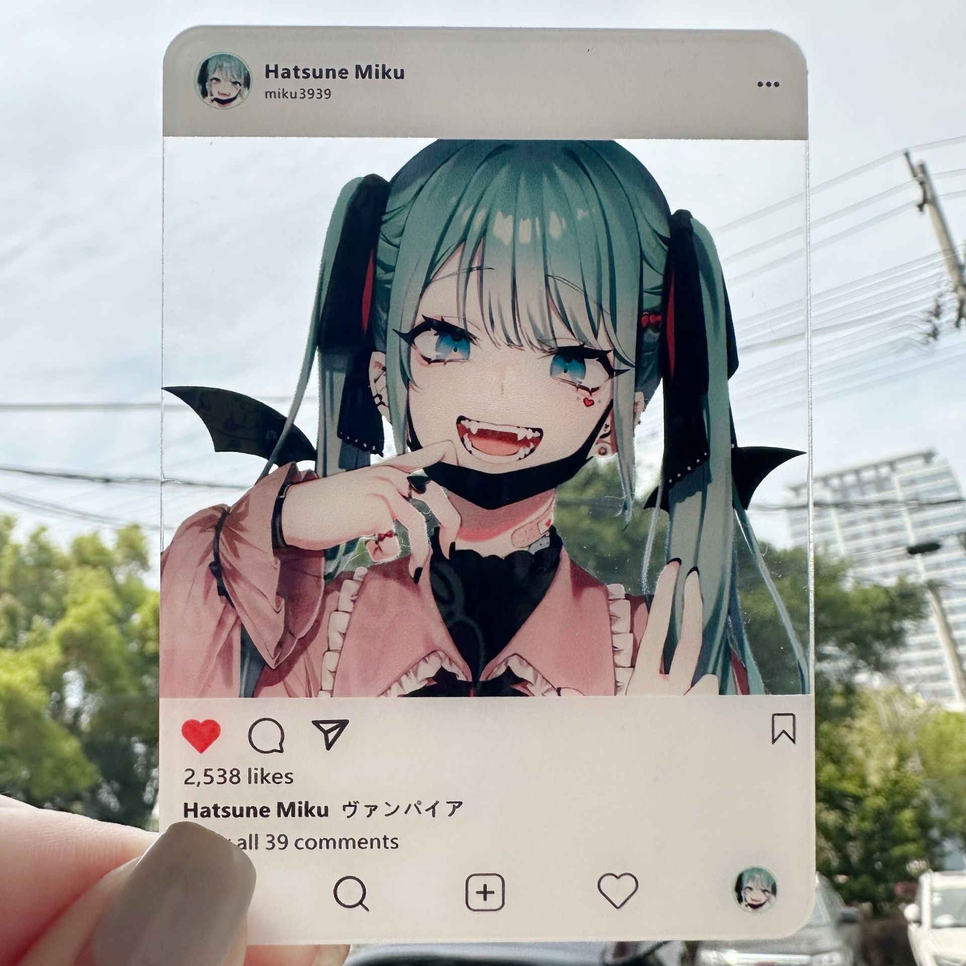 Hatsune Miku Cute 3 Inch DIY P - Acrylic Cosplay Prop ulasan dan harga