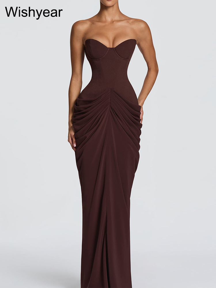 Women’s Formal Brown Strapless - Briar Cosplay Prop ulasan dan harga