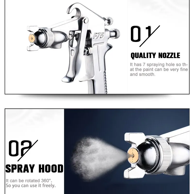F-75 Adjustable Color Spray Gu - Metallic Spray Paint ulasan dan harga