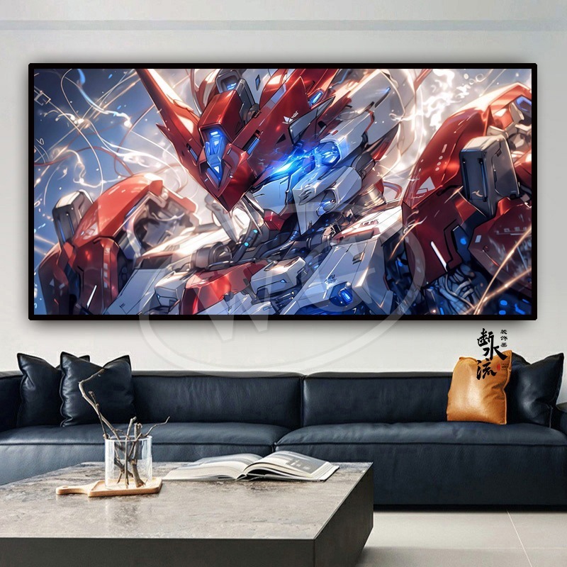 Gundam Hanging Paintings Attac - Bandai Gundam Hg ulasan dan harga