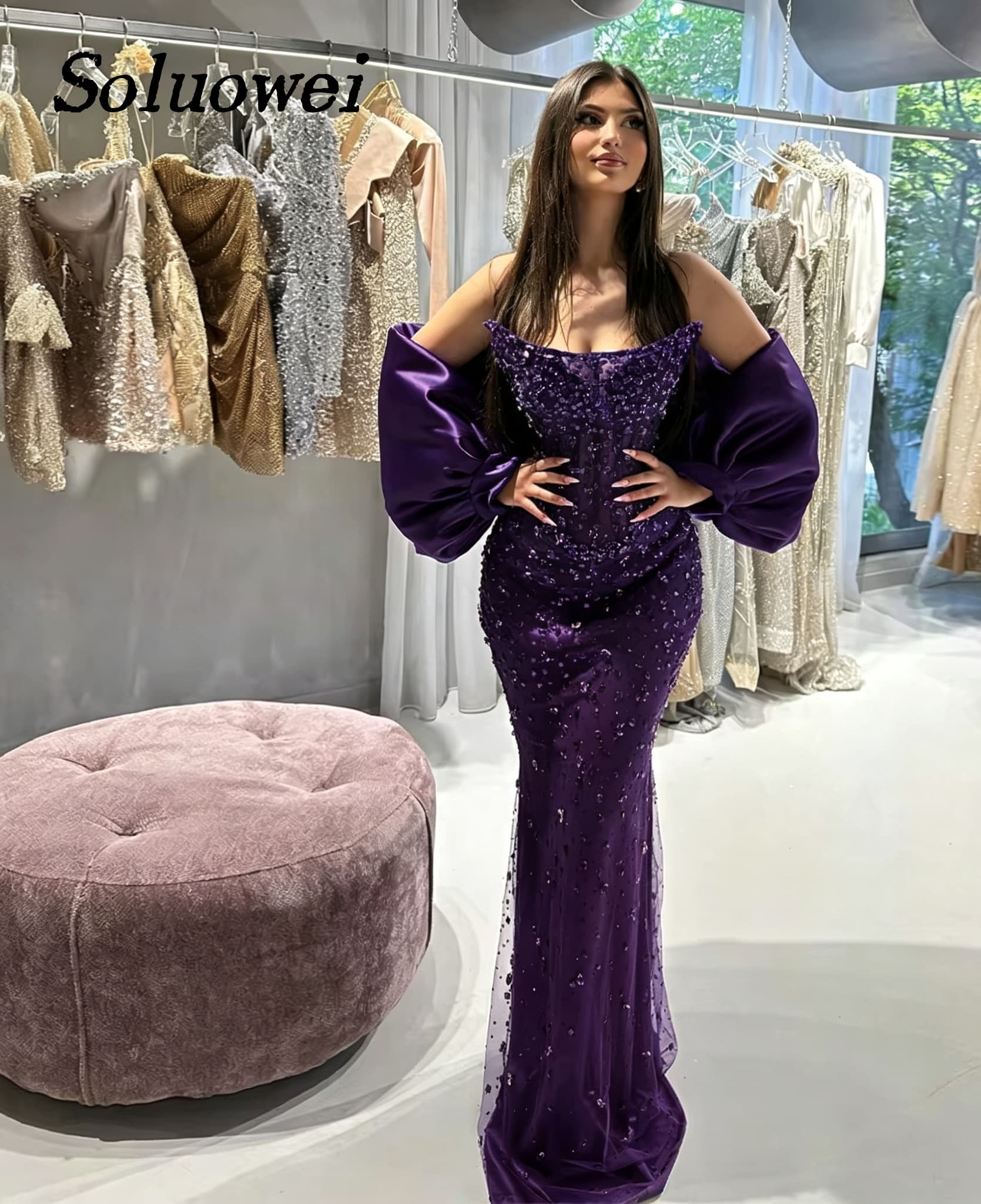 Charming Mermaid Prom Dresses  - Briar Cosplay Prop ulasan dan harga