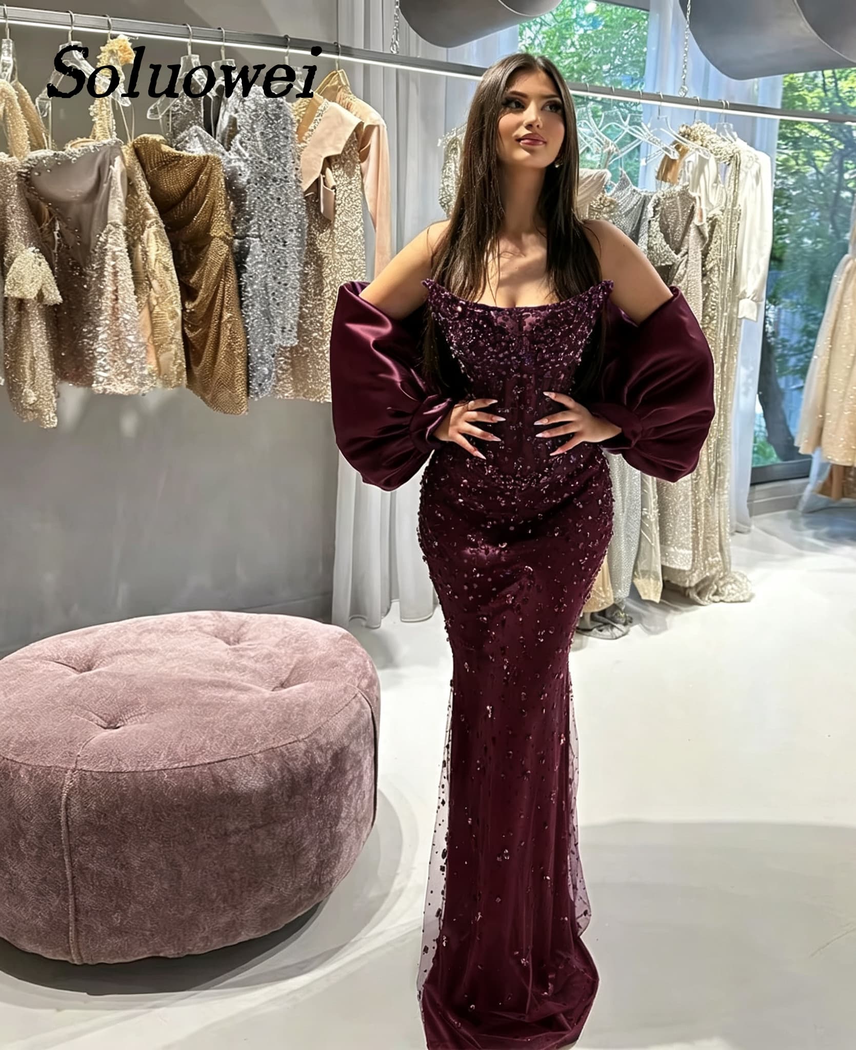 Charming Mermaid Prom Dresses  - Briar Cosplay Prop ulasan dan harga