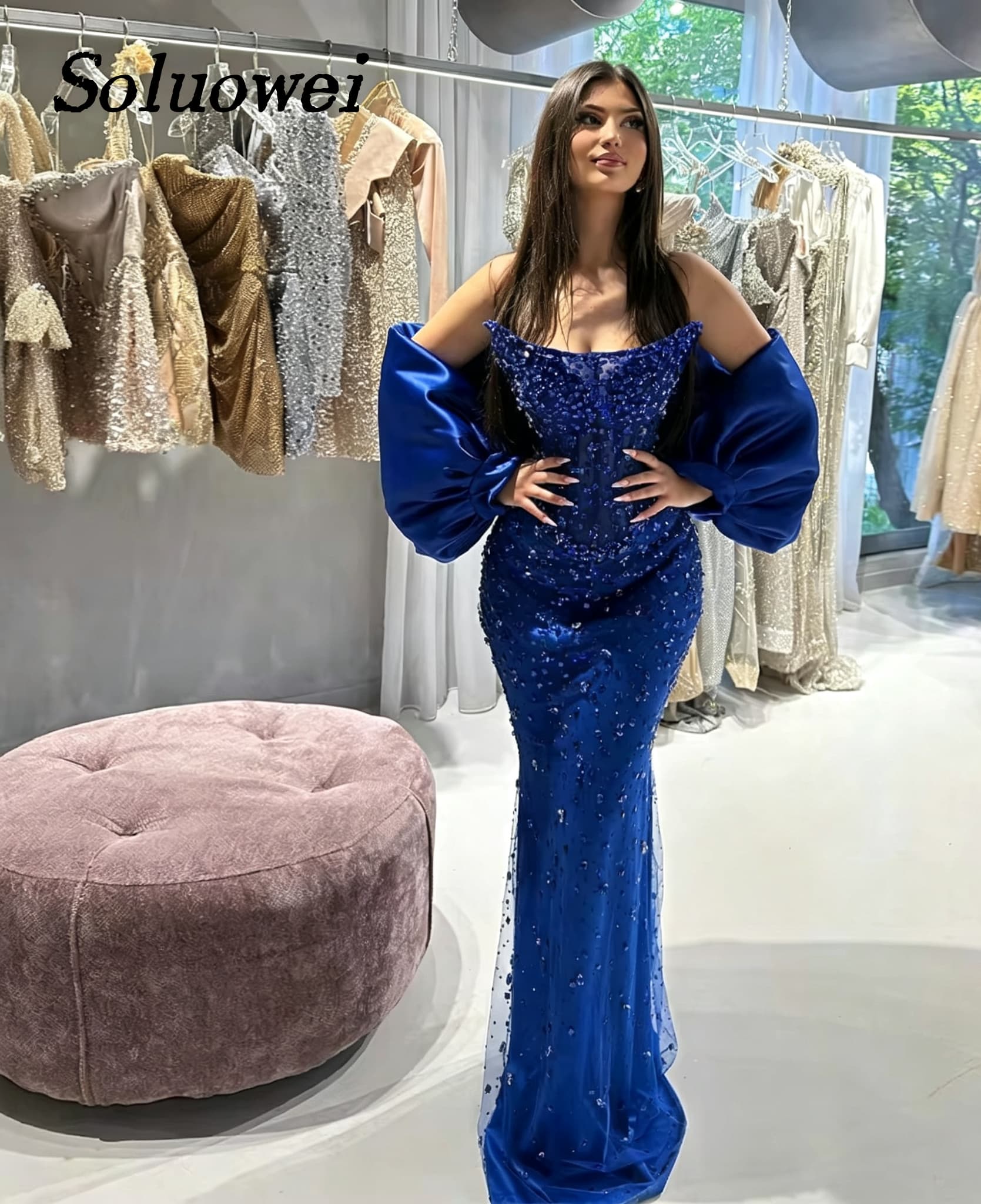 Charming Mermaid Prom Dresses  - Briar Cosplay Prop ulasan dan harga