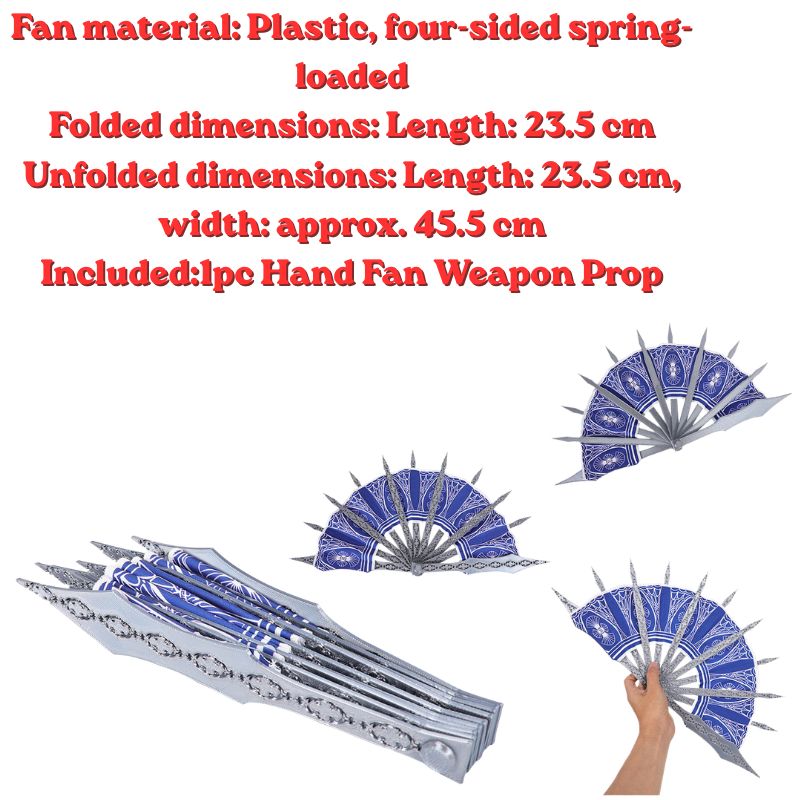 Anime Kitana Cosplay MK Blue H - Cosplay Prop Blueprints ulasan dan harga